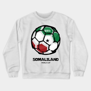 Somaliland Football Country Flag Crewneck Sweatshirt